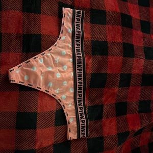 PINK *NEW* Thong! Size is a LARGE! Still has Tags!
